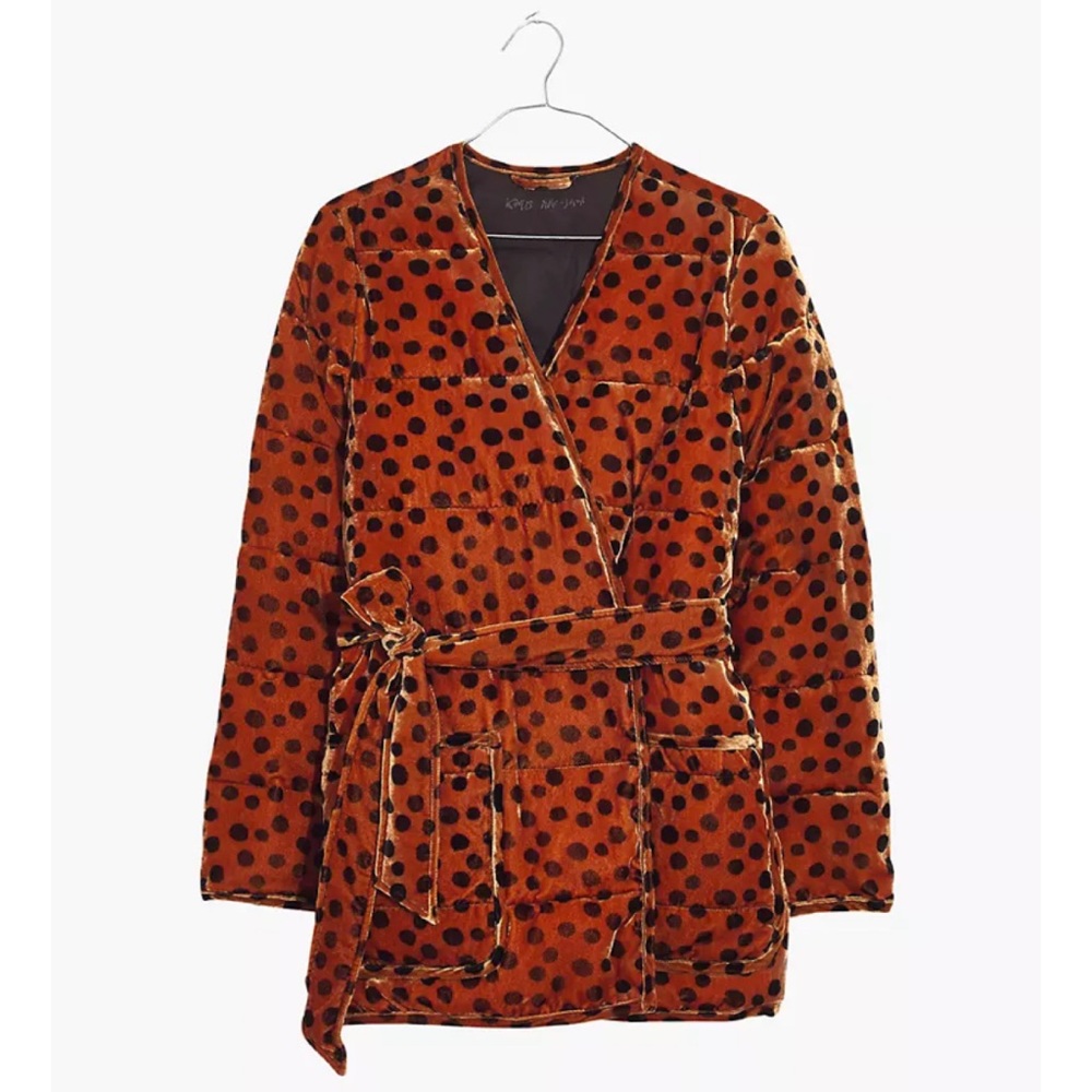 🆕 Madewell Velvet Quilted Wrap Jacket!